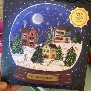 Galison Holiday Puzzle - Snow Globe
